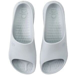 G/FORE Men's G/Slide Street Sandals- Nimbus Grey